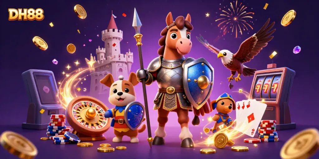 Experience thrilling moments at DH88 with exciting games, coins, and vibrant casino action.