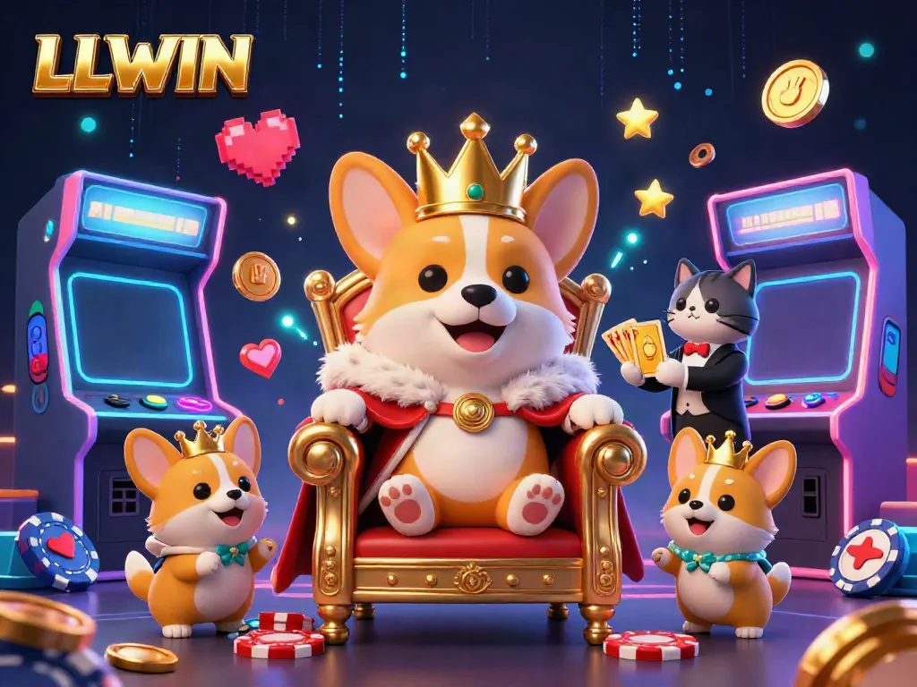 Experience the thrill of LLWIN casino gaming with vibrant 3D characters in action.